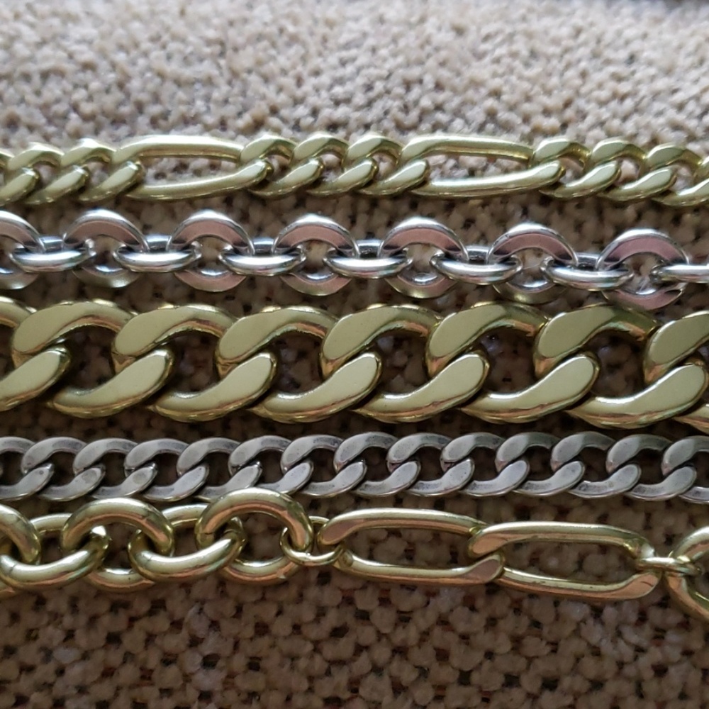 SILPADA Bracelet with silver and gold chains ne - Picture 2 of 4
